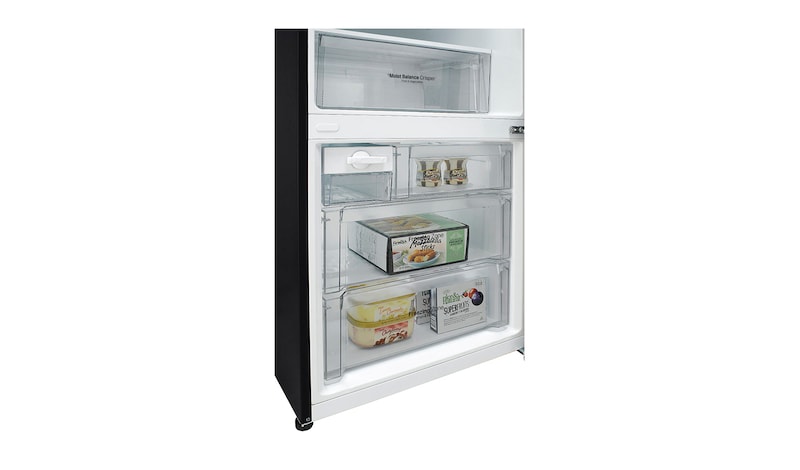 LG 450L Bottom Mount Fridge With 4½ Star Energy Rating, Black Finish, GB-450UBLX